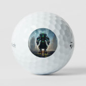 Robot 4 Taylor Made TP5 Golfbälle 3 pk (Vorderseite)