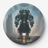 Robot-4-Teller Pappteller (Vorderseite)