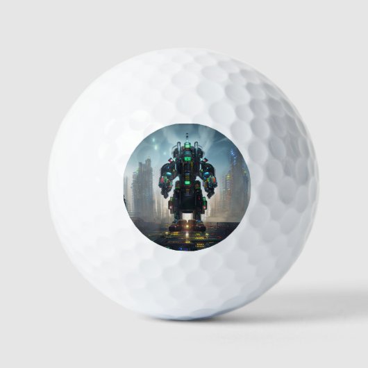 Robot 4 wertvolle Golfbälle 12 pk (Vorderseite)