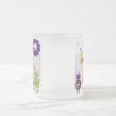 Robot 4th Birthday Tshirts und Geschenke Mattglastasse (Mittel)