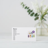 Robot 4th Birthday Tshirts und Geschenke Visitenkarte (Stehend Vorderseite)