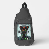 Robot-5-Beutel-Rucksack Crossbody Bag (Vorderseite)