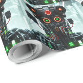 Robot-5-glänzendes Packpapier (Rolleneckpunkt)