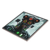 Robot 5 große Keramik Fliese (Seite)