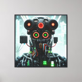 Robot 5 Leinwanddruck (Vorderseite)