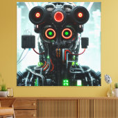 Robot 5 Leinwanddruck (Insitu (Wohnzimmer))