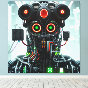 Robot 5 Leinwanddruck