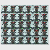 Robot-5-Mattpapier Geschenkpapier (Flach)