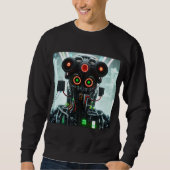 Robot 5 men Black Sweatshirt (Vorderseite)