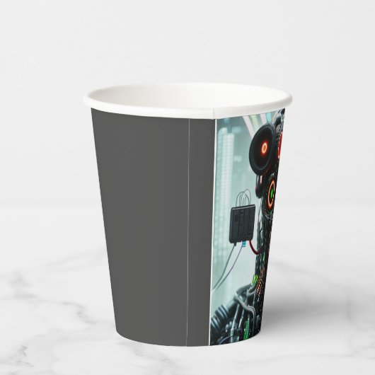 Robot-5-Papierbecher Pappbecher (Rechts)