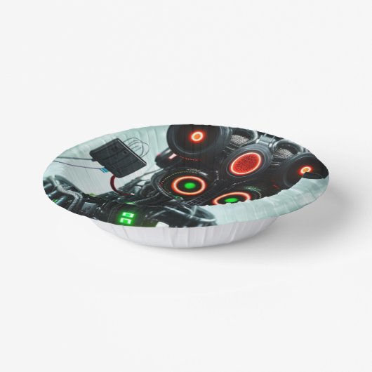 Robot-5-Papierschale Pappteller (Gewinkelt)