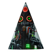 Robot 5-Party-Hüte Partyhütchen (Vorderseite)