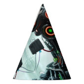 Robot 5-Party-Hüte Partyhütchen (Links)