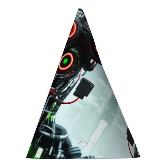 Robot 5-Party-Hüte Partyhütchen (Rechts)