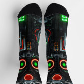 Robot 5 Premium Socken (Oben)