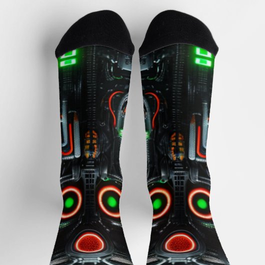 Robot 5 Premium Socken (Oben)