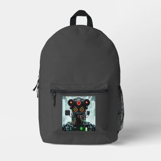 Robot 5-Rucksack Bedruckter Rucksack (Vorderseite)