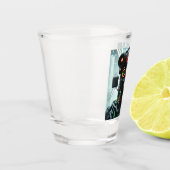 Robot-5-Schrotglas Schnapsglas (Links)