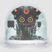 Robot 5 snow globe schneekugeln (Vorderseite)