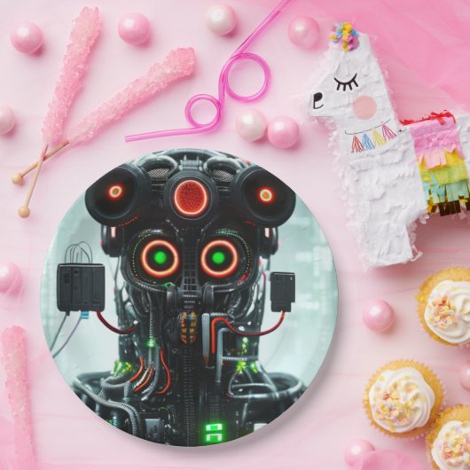 Robot-5-Teller Pappteller (Party)