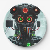 Robot-5-Teller Pappteller (Vorderseite)