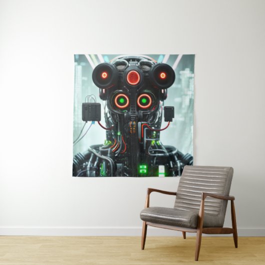 Robot 5 Wandteppich (Beispiel)
