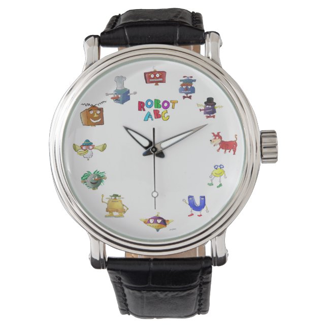 Robot ABC Uhr (Vorderseite)