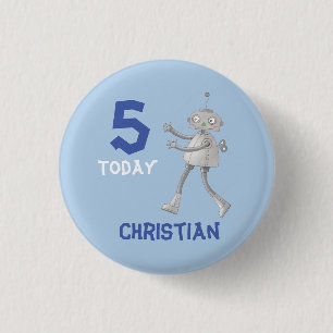 Robot age Badge Button
