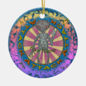 Robot Alien Attack Ornament (Vorne)