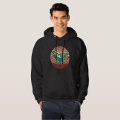 Robot Animal Geometric Chicken Hoodie (Vorne ganz)
