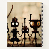 Robot-Ants-Notebook Notizblock (Rückseite)
