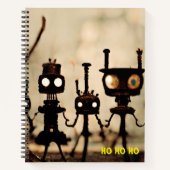 Robot-Ants-Notebook Notizblock (Vorderseite)