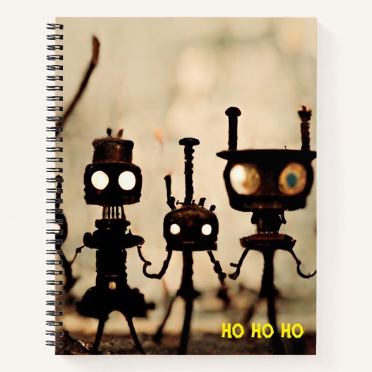 Robot-Ants-Notebook Notizblock (Vorderseite)