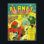 Robot Army Space Invasion Postkarte<br><div class="desc">Robot Army Space Invasion Vintage Science Fiction,  Horror und Fantasy Illustration Art. Fantastische Sammlung von Retro-Comic-Buchkunst auf T - Shirt,  Hüten,  Kühlschrankmagneten,  Buttone,  Tasten,  Schürze,  Grußkarten,  Postkarten,  Beuteln,  Decken,  Dartboards,  Handtücher,  Dekoratorschränke,  Tasse,  Wasserflaschen und viele andere spannende Geschenkideen.  Großhandel erhältlich.</div>