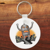 Robot Attack Schlüsselanhänger (Vorderseite)