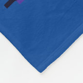 Robot Barista - Pixel Art Coffee Lover Design Fleecedecke (Ecke)