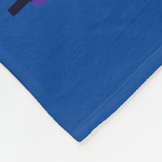 Robot Barista - Pixel Art Coffee Lover Design Fleecedecke (Ecke)