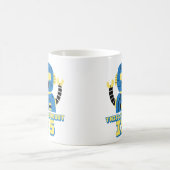 Robot Birthday 5 Jahre Kaffeetasse (Mittel)