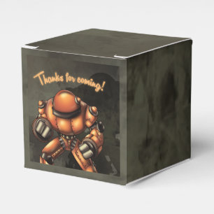 Robot Birthday Geschenkschachtel