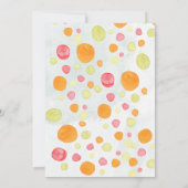 Robot Birthday Party Einladung (Rückseite)