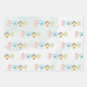 Robot Birthday Party-Kinder Geschenkpapier Set (Vorderseite 2)