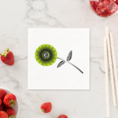 Robot Blume Napkin Serviette (Beispiel)