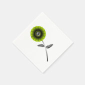 Robot Blume Napkin Serviette (Ecke)