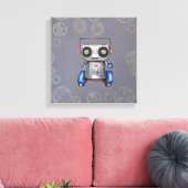 Robot Boomer Leinwanddruck (Insitu (Wohnzimmer))