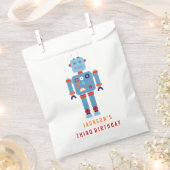 Robot Boy Gastgeschenk Papiertüte Geschenktütchen (Ausgeschnitten)