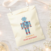 Robot Boy Gastgeschenk Papiertüte Geschenktütchen (Ausgeschnitten)