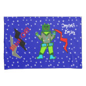 Robot Boy Spaceships Kids King Pillow Hüllen Kissenbezug (Vorderseite-Rechts)