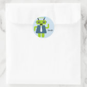 Robot Boy Sticker (Tasche)