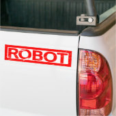 Robot-Briefmarke Autoaufkleber (Auf Lkw)