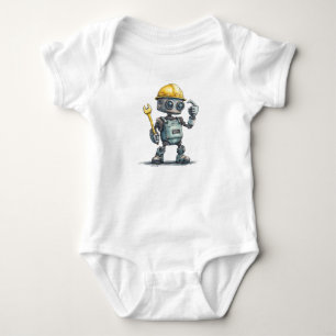 Robot Builder Baby Boy One-Piece Bodysuit Bekleidu Strampler